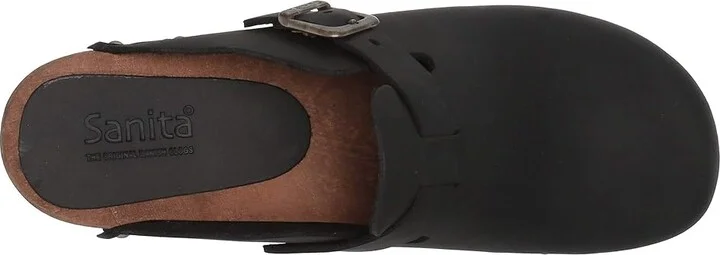 Sanita Kristel Women's Clog Shoes Black : EU 36 (US Women's 4.5-5) Regular, Leather - Image 3