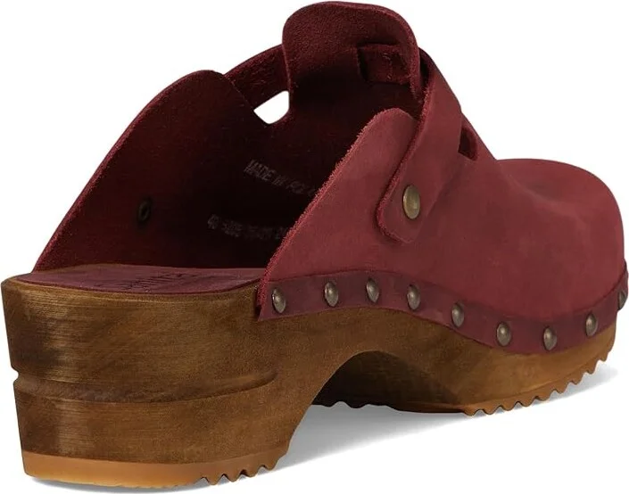 Sanita Kristel Women's Clog Shoes Deep Red : EU 39 (US Women's 7.5-8) Regular, Leather - Image 4