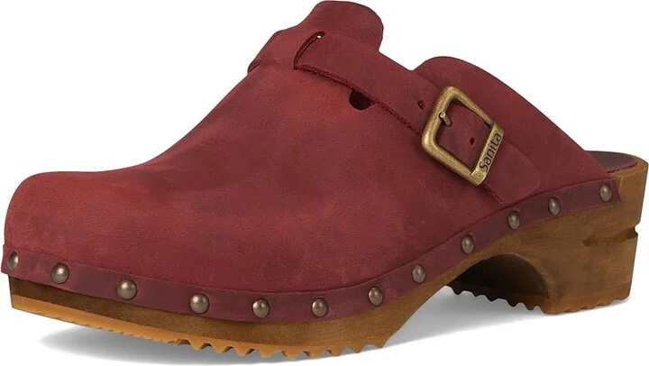 Sanita Kristel Women's Clog Shoes Deep Red : EU 39 (US Women's 7.5-8) Regular, Leather - Image 5