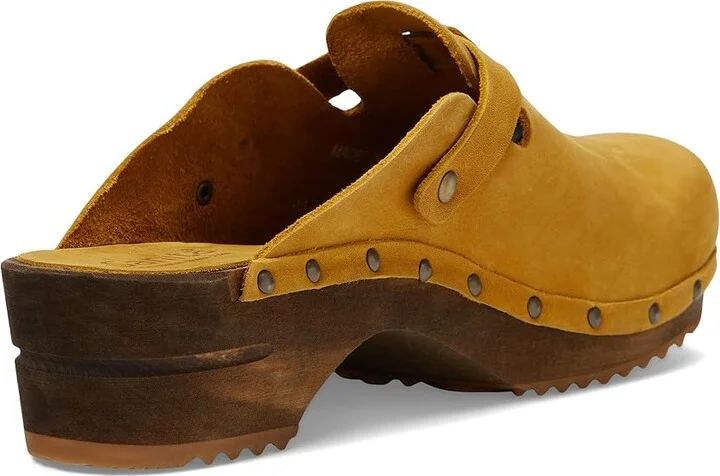 Sanita Kristel Women's Clog Shoes Mustard : EU 38 (US Women's 6.5-7) Regular, Leather - Image 4