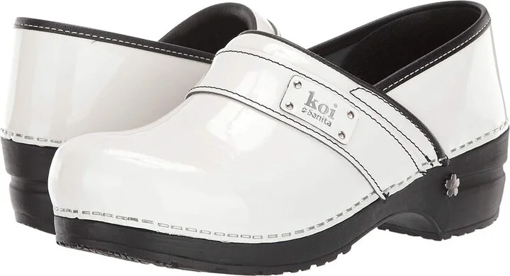 Sanita Lindsey by Koi Women's Shoes White : EU 39 (US Women's 7.5-8) Regular, Leather