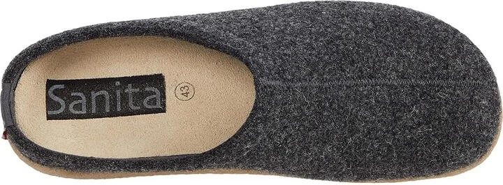 Sanita Lodge Slide Shoes Charcoal : EU 36 (US Women's 5) Regular, Wool/Felt - Image 2