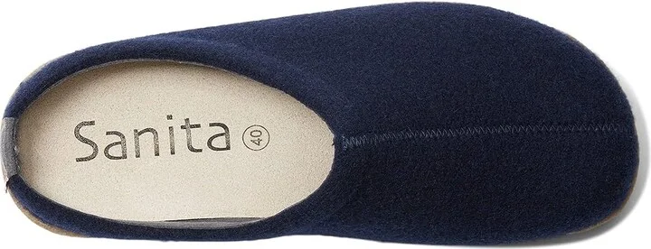 Sanita Lodge Slide Women's Shoes Navy : EU 36 (US Women's 4.5-5) Regular, Textile - Image 2