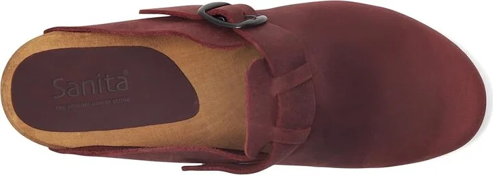 Sanita Malulo Women's Sandals Dark Red : EU 40(US Women's 9.5-10) Regular, Leather - Image 2