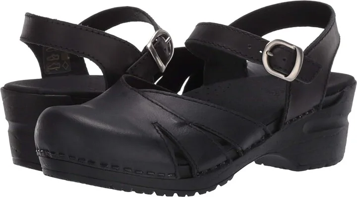 Sanita Margrethe Women's Shoes Black : EU 37 (US Women's 5.5-6) Regular, Leather