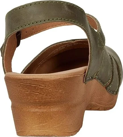Sanita Margrethe Women's Shoes Khaki : EU 37 (US Women's 5.5-6) Regular, Leather - Image 4