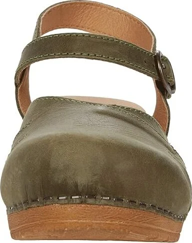 Sanita Margrethe Women's Shoes Khaki : EU 37 (US Women's 5.5-6) Regular, Leather - Image 5