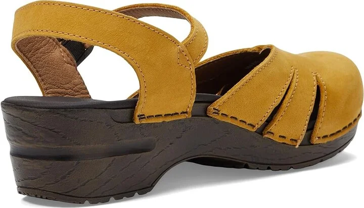 Sanita Margrethe Women's Shoes Mustard : EU 37 (US Women's 5.5-6) Regular, Leather - Image 4