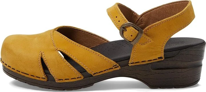 Sanita Margrethe Women's Shoes Mustard : EU 37 (US Women's 5.5-6) Regular, Leather - Image 5