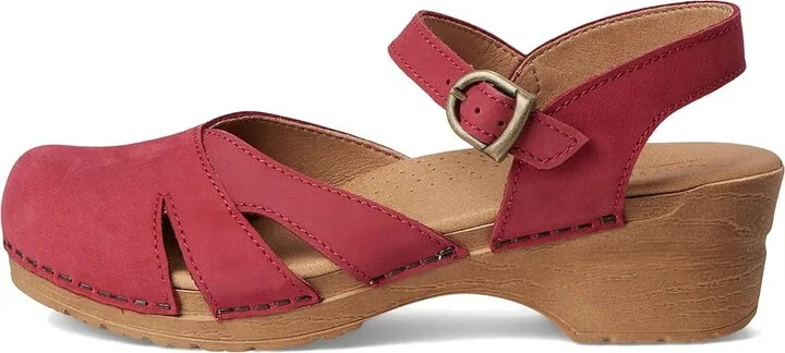 Sanita Margrethe Women's Shoes Red : EU 37 (US Women's 5.5-6) Regular, Leather - Image 6