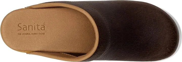 Sanita Melissa Women's Slippers Antique Brown : EU 39 (US Women's 8.5-9) Regular, Leather - Image 2
