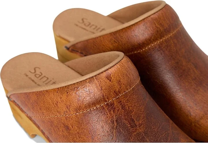 Sanita Melissa Women's Slippers Cognac : EU 41 (US Women's 10.5-11) Regular, Leather - Image 7