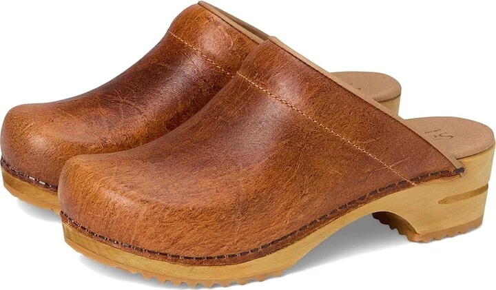 Sanita Melissa Women's Slippers Cognac : EU 41 (US Women's 10.5-11) Regular, Leather
