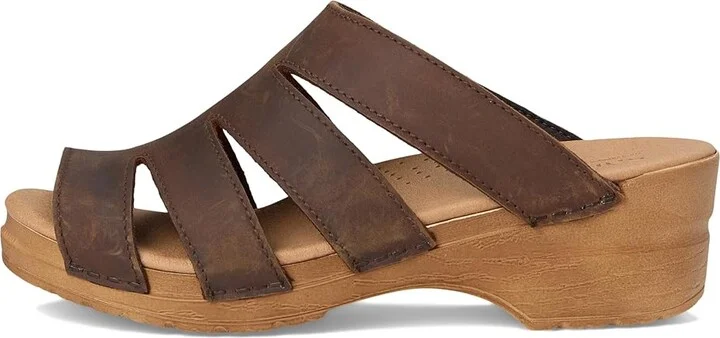 Sanita Monika Women's Wedge Shoes Antique Brown : EU 40 (US Women's 8.5-9) Regular, Leather - Image 6
