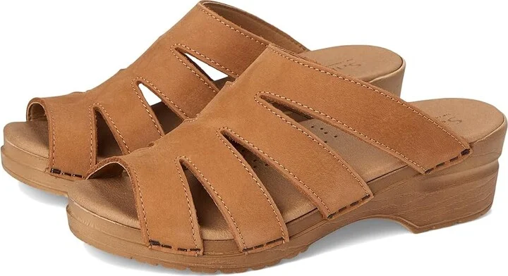 Sanita Monika Women's Wedge Shoes Chestnut : EU 40 (US Women's 8.5-9) Regular, Leather