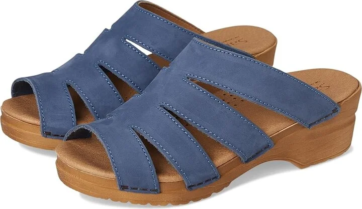 Sanita Monika Women's Wedge Shoes Dove Blue : EU 41 (US Women's 9.5-10) Regular, Leather