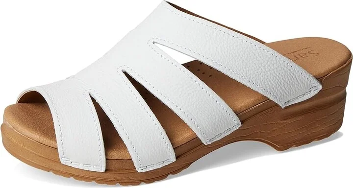 Sanita Monika Women's Wedge Shoes White : EU 36 (US Women's 4.5-5) Regular, Leather - Image 5