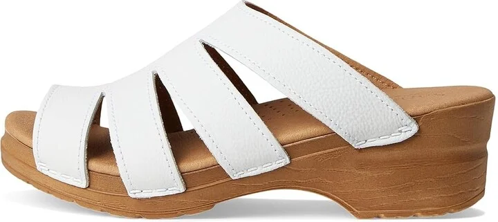 Sanita Monika Women's Wedge Shoes White : EU 36 (US Women's 4.5-5) Regular, Leather - Image 6