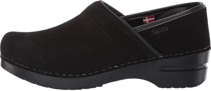 Sanita Nina Women's Shoes Black : EU 37 (US Women's 5.5-6) Regular, Suede - Image 7