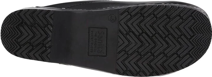 Sanita Original-Karl PU Open Men's Clog/Mule Shoes Black : EU 44 (US Men's 10) Regular, Leather - Image 4