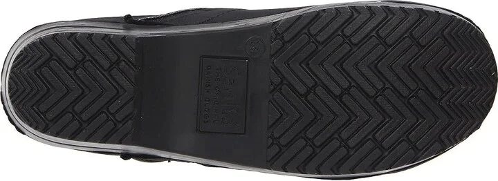Sanita Professional Oil Women's Clog Shoes Black Textured Oil : EU 39 (US Women's 7.5-8) Regular, Leather - Image 4