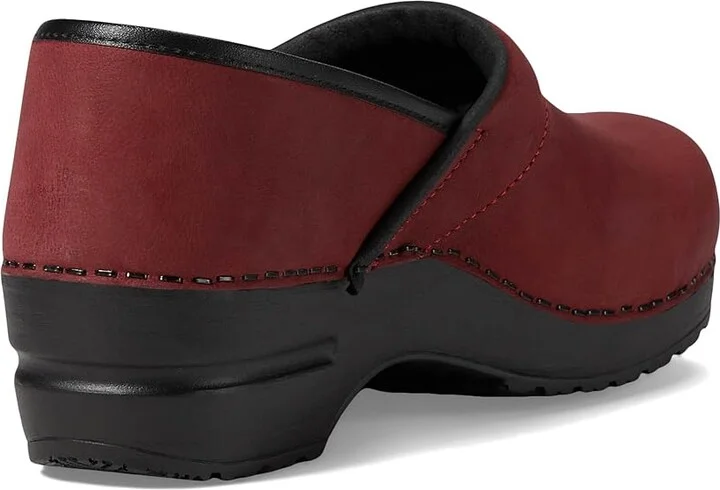 Sanita Professional Oiled Nubuck Women's Shoes Burgundy : EU 40 (US Women's 8.5-9) Regular - Image 4