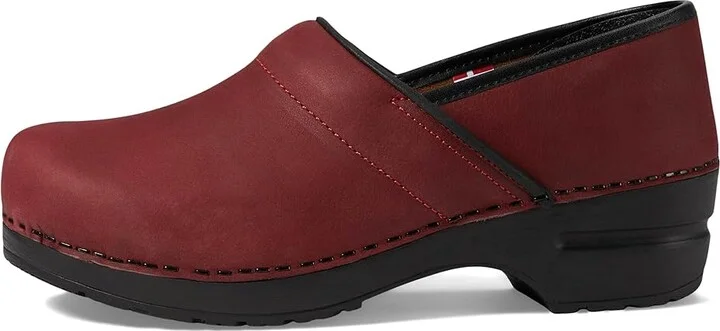 Sanita Professional Oiled Nubuck Women's Shoes Burgundy : EU 40 (US Women's 8.5-9) Regular - Image 6