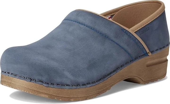 Sanita Professional Oiled Nubuck Women's Shoes Dove Blue : EU 37 (US Women's 5.5-6) Regular - Image 5