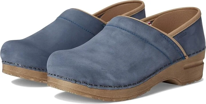 Sanita Professional Oiled Nubuck Women's Shoes Dove Blue : EU 37 (US Women's 5.5-6) Regular