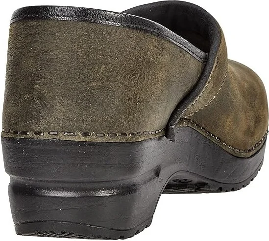 Sanita Professional Oiled Nubuck Women's Shoes Olive : EU 42 (US Women's 10.5-11) Regular - Image 4