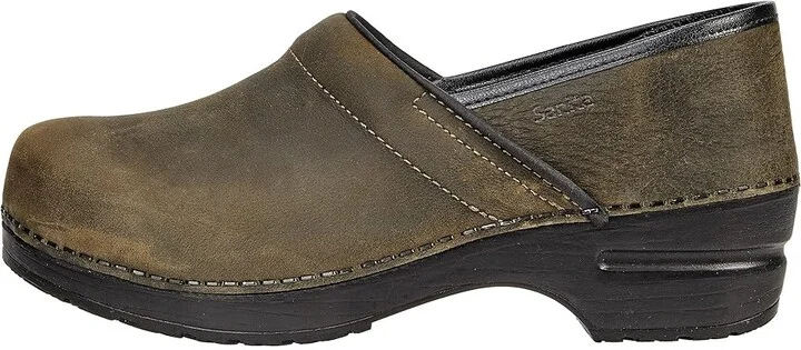 Sanita Professional Oiled Nubuck Women's Shoes Olive : EU 42 (US Women's 10.5-11) Regular - Image 6