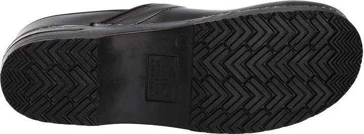 Sanita Professional PU Men's Clog Shoes Black 1 : EU 40 (US Men's 6) Regular, Leather - Image 4