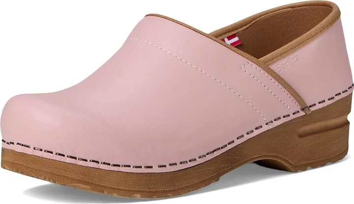Sanita Professional PU Women's Clog Shoes Pink : EU 40 (US Women's 8.5-9) Regular, Leather - Image 5