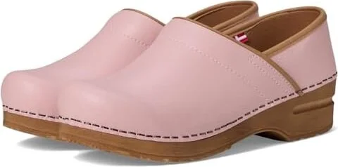 Sanita Professional PU Women's Clog Shoes Pink : EU 40 (US Women's 8.5-9) Regular, Leather