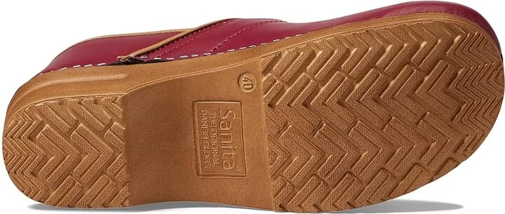 Sanita Professional PU Women's Clog Shoes Raspberry : EU 38 (US Women's 6.5-7) Regular - Image 3