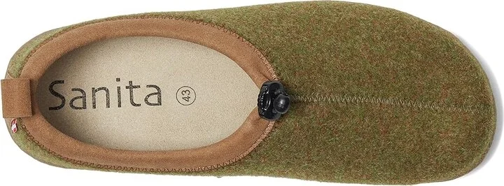 Sanita Samso Women's Slippers Green : EU 36 (US Women's 4.5-5) Regular, Leather - Image 2