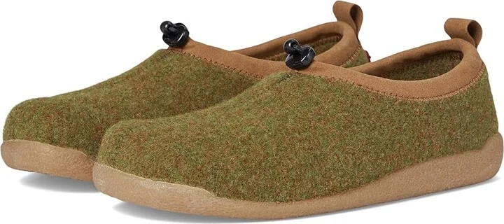 Sanita Samso Women's Slippers Green : EU 36 (US Women's 4.5-5) Regular, Leather
