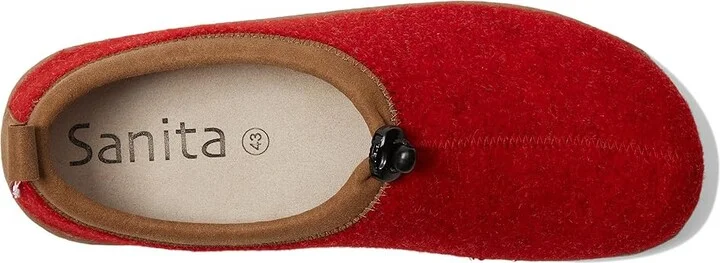 Sanita Samso Women's Slippers Red : EU 37 (US Women's (5.5-6) Regular, Leather - Image 2