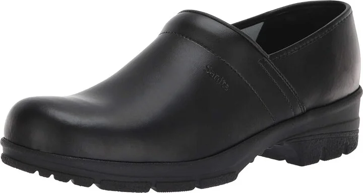 Sanita Signature David PU Men's Clog Shoes Black : EU 40 (US Men's 6) Regular, Leather - Image 2