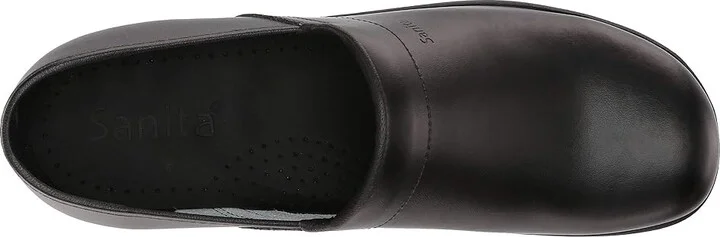 Sanita Signature David PU Men's Clog Shoes Black : EU 40 (US Men's 6) Regular, Leather - Image 3
