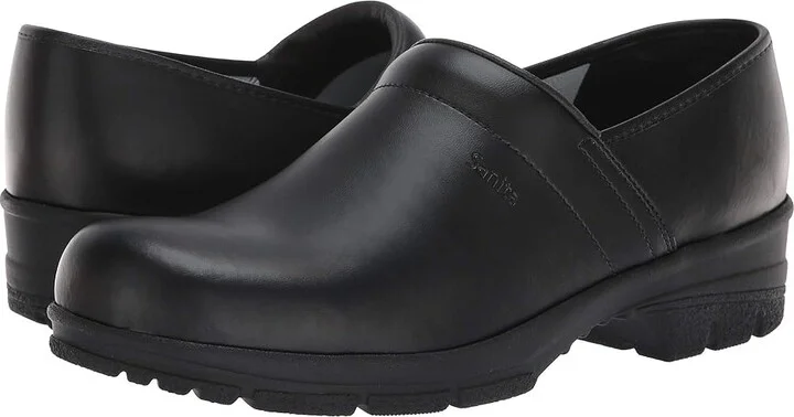 Sanita Signature David PU Men's Clog Shoes Black : EU 40 (US Men's 6) Regular, Leather