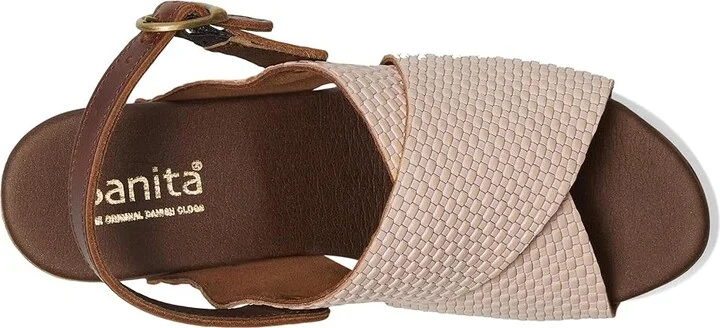 Sanita Sijo Women's Wedge Shoes Powder : EU 40 (US Women's 8.5-9) Regular, Leather - Image 2