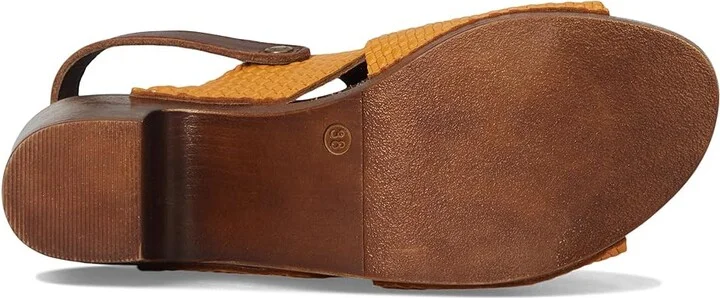 Sanita Sijo Women's Wedge Shoes Yellow : EU 41 (US Women's 9.5-10) Regular, Leather - Image 3