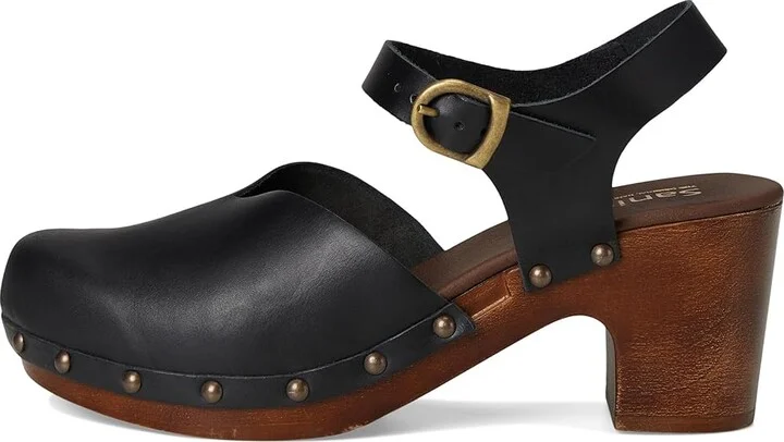 Sanita Solaima Women's Wedge Shoes Black : EU 38 (US Women's 6.5-7) Regular, Leather - Image 6