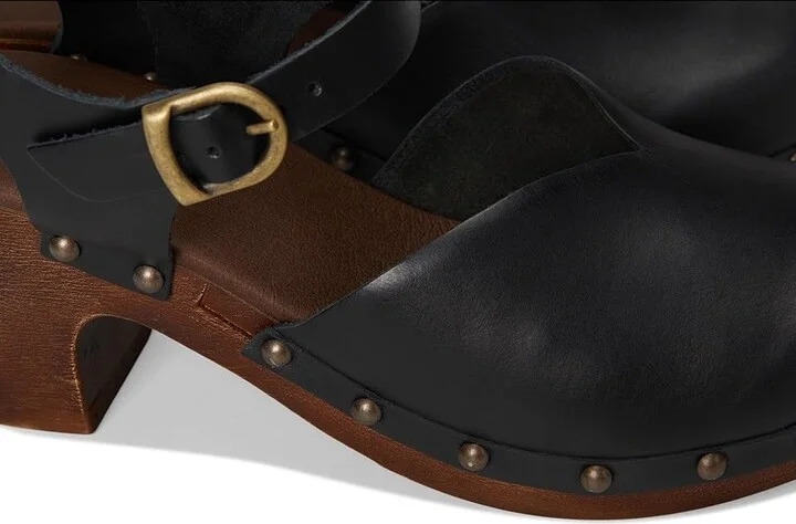 Sanita Solaima Women's Wedge Shoes Black : EU 38 (US Women's 6.5-7) Regular, Leather - Image 7