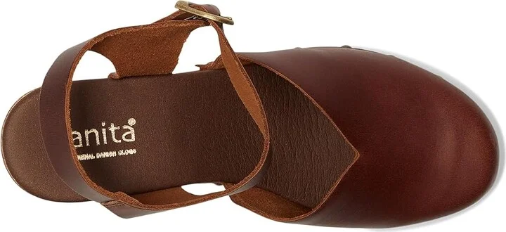 Sanita Solaima Women's Wedge Shoes Brown : EU 36 (US Women's 4.5-5) Regular, Leather - Image 2