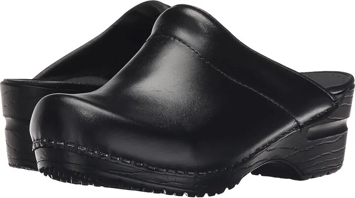 Sanita Sonja Cabrio Women's Clog/Mule Shoes Black Cabrio : EU 36 (US Women's 4.5-5) Regular, Leather