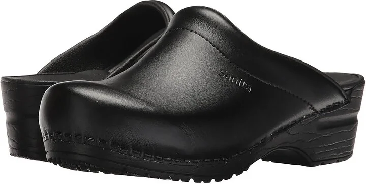 Sanita Sonja PU Women's Shoes Black : EU 36 (US Women's 4.5-5) Regular
