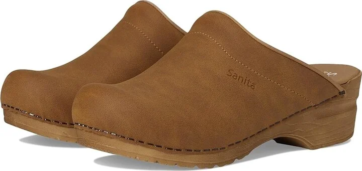 Sanita Vegan Ellis Women's Slippers Cognac : EU 40 (US Women's 8.5-9) Regular