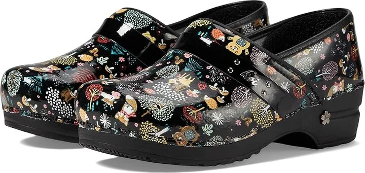 Sanita Woodland Creatures High Heels Black : EU 40 (US Women's 8.5-9) Regular, Leather/Rubber